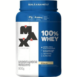 100% whey max titanium 900g